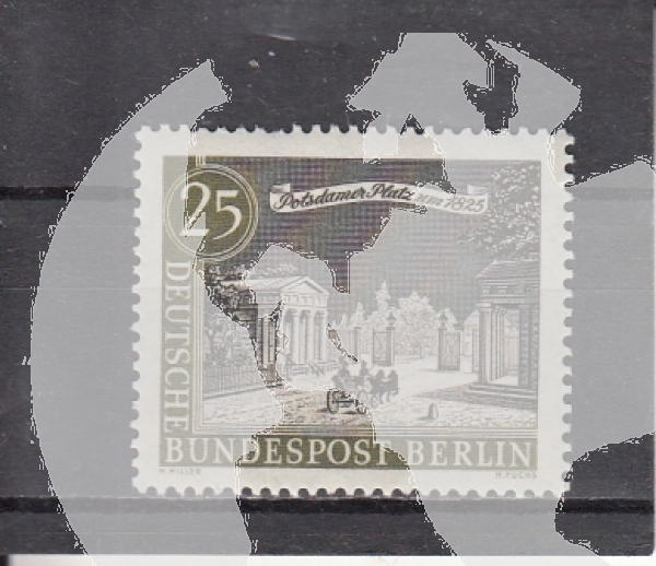Západní Berlín 0222 ** - 1962